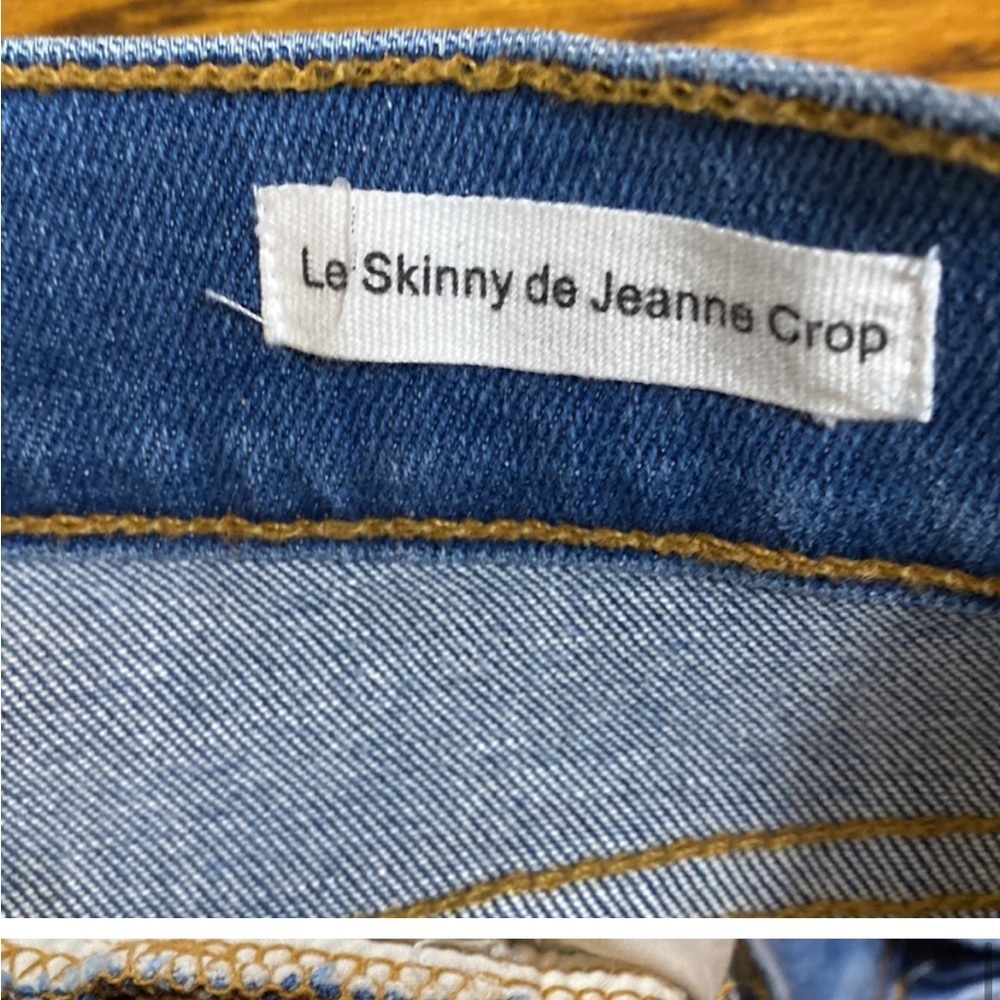 Frame Denim Le Skinny De Jeanne Skinny Crop Jean - Sz29 EUC-Distressed raw hem☀️ - Picture 13 of 16